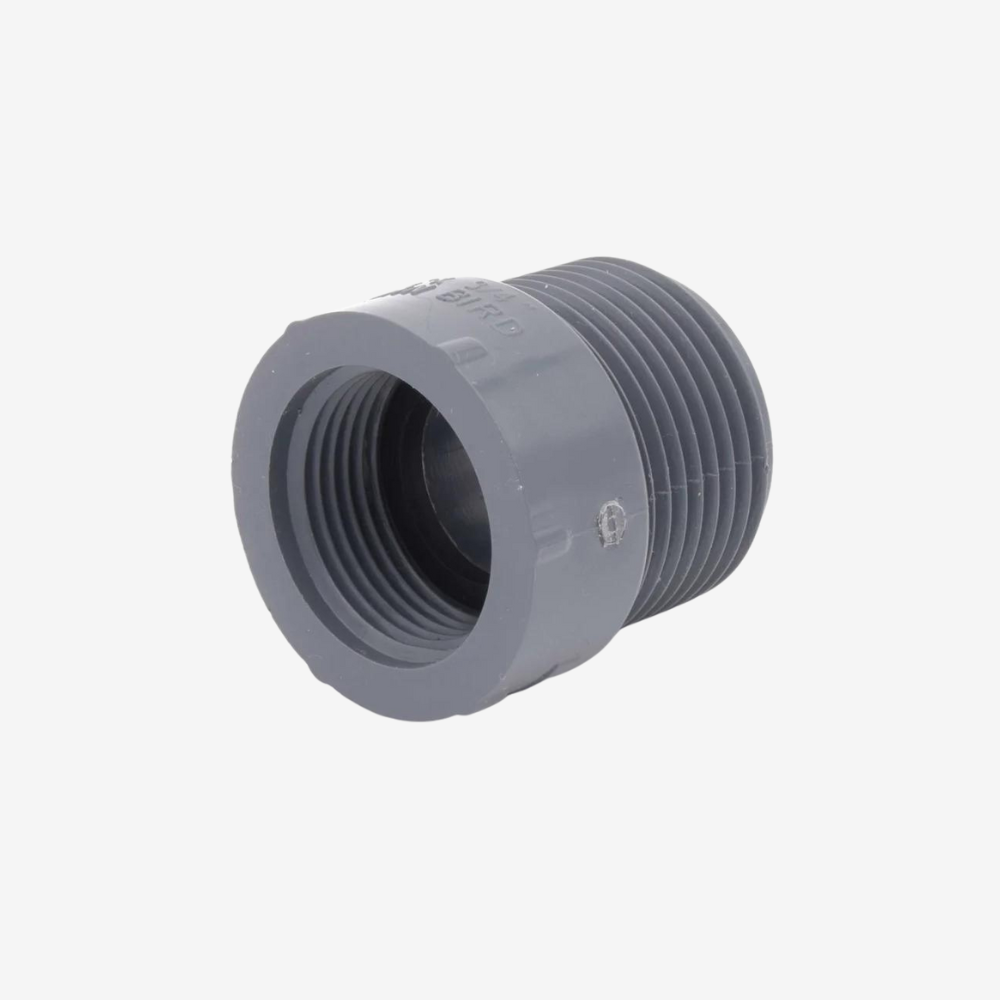 PVCAdapter 1" AG x 3/4" IG MHB Beregnung